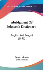 Abridgment Of Johnson's Dictionary: English And Bengali (1851)
