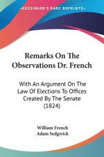 Remarks On The Observations Dr. French