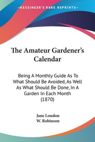 Amateur Gardener's Calendar