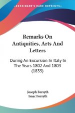 Remarks On Antiquities, Arts And Letters