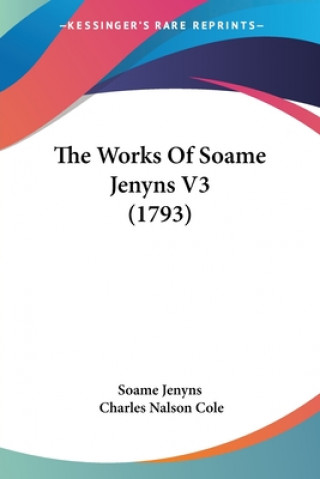 The Works Of Soame Jenyns V3 (1793)