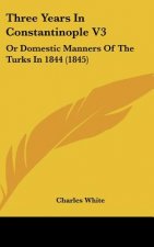 Three Years In Constantinople V3: Or Domestic Manners Of The Turks In 1844 (1845)