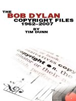 Bob Dylan Copyright Files 1962-2007