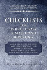 Checklists for Doing Library Research and Reporting