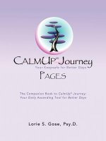 Calmup(r) Journey Pages