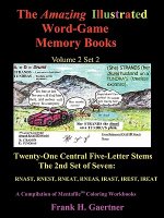 Amazing Illustrated Word Game Memory Books Volume 2, Set 2