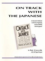 On Track With the Japanese