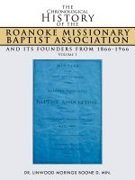 Chronological History of the Roanoke Missionary Baptist Association and Its Founders from 1866-1966