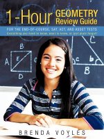1-Hour Geometry Review Guide For the End-of-Course, SAT, ACT, and ASSET Tests