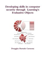 Developing Skills in Computer Security Through Learning's Evaluative Objects