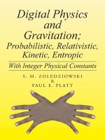 Digital Physics and Gravitation; Probabilistic, Relativistic, Kinetic, Entropic