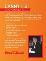 Danny T's Easy and Memorable Meals