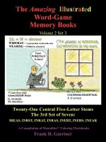 Amazing Illustrated Word-Game Memory Books Volume 2 Set 3