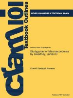 Studyguide for Macroeconomics by Gwartney, James D