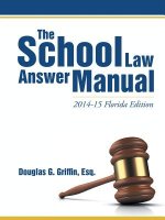 School Law Answer Manual