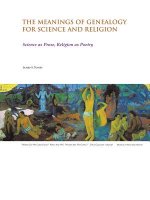 Meanings of Genealogy for Science and Religion