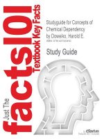 Studyguide for Concepts of Chemical Dependency by Doweiko, Harold E., ISBN 9781285455136