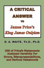 Critical Answer to James Price's King James Onlyism