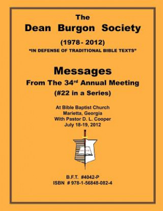 Dean Burgon Society Message Book 2012