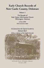 Early Church Records of New Castle County. Volume 2
