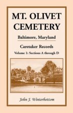 Mt. Olivet Cemetery, Baltimore, Maryland, Caretaker Records Volume 1