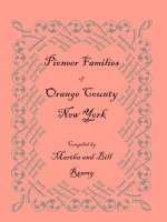 Pioneer Families of Orange County, New York