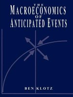 Macroeconomics of Anticipated Events