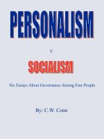Personalism V. Socialism