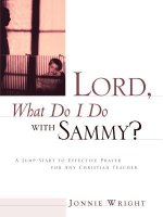 Lord, What Do I Do With Sammy?
