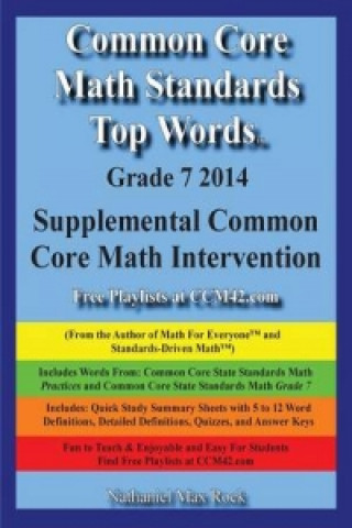 Common Core Math Standards Top Words Grade 7 2014 Supplemental Common Core Math Intervention
