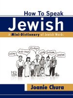 How To Speak Jewish