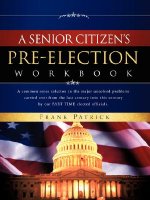 Senior Citizen's Pre-Election Workbook