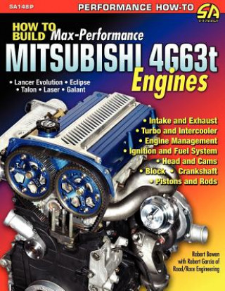 How to Build Max-Performance Mitsubishi 4g63t Engines (Robert Bowen)(Brožovaná)