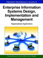 Enterprise Information Systems Design, Implementation and Management