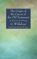 Origin of the Canon of the Old Testament