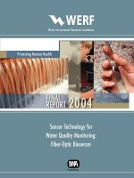 Sensor Technology for Water Quality Monitoring