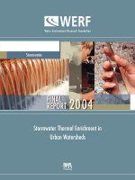 Stormwater Thermal Enrichment in Urban Watersheds