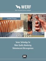 Sensor Technology for Water Quality Monitoring