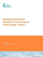 Managing Distribution Retention Time to Improve Water Quality
