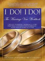I Do! I Do! The Marriage Vow Workbook