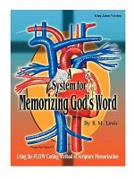 System for Memorizing God's Word