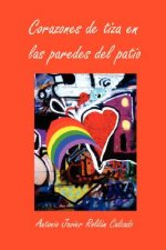 Corazones De Tiza En Las Paredes Del Patio