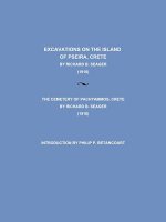 Excavations on the Island of Pseira, Crete