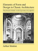 Elements of Form and Design in Classic Architecture