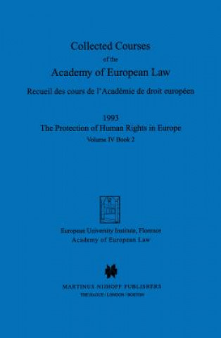 Collected Courses of the Academy of European Law 1993 Vol. IV - 2