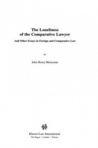 Loneliness of the Comparative Lawyer