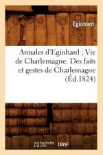 Annales d'Eginhard Vie de Charlemagne. Des Faits Et Gestes de Charlemagne (Ed.1824)