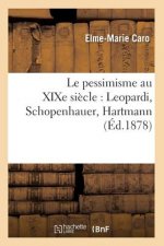 Le Pessimisme Au Xixe Siecle: Leopardi, Schopenhauer, Hartmann (Ed.1878)