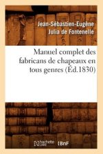 Manuel Complet Des Fabricans de Chapeaux En Tous Genres, (Ed.1830)