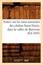 Notice Sur Les Eaux Minerales Des Chalets Saint-Neree, Dans La Vallee de Barousse, (Ed.1843)